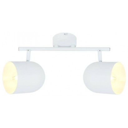 Lampa listwa ścienna/sufitowa biała 2xE27 Azuro 92-63250