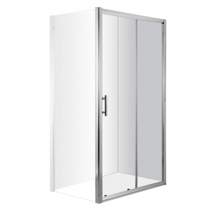 Drzwi prysznicowe wnękowe 120 cm - przesuwne