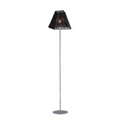 Lampa podłogowa czarna 160cm 60W E27 Rombo Candellux 51-24315