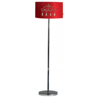 Lampa podłogowa czerwona 60W E27 Decor Candellux 51-81158