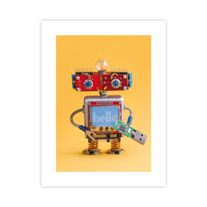 Robot II Plakat : Rozmiar - 30x40 cm