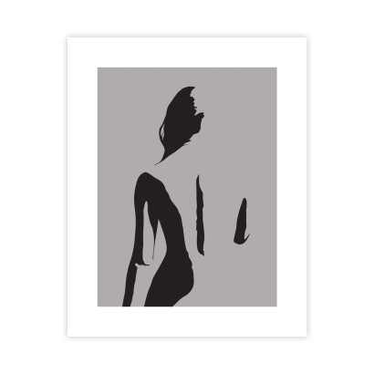 Kobiece Plecy Plakat : Rozmiar - 40x50 cm