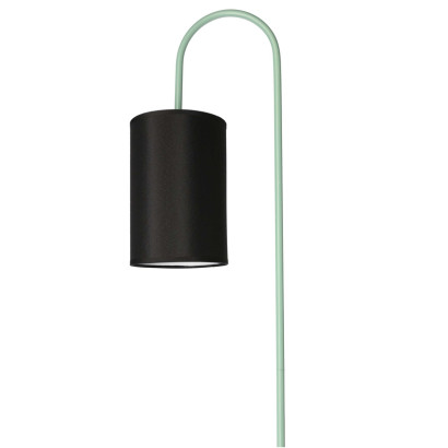 Lampa podłogowa czarno-zielona półka Ravello 51-00064