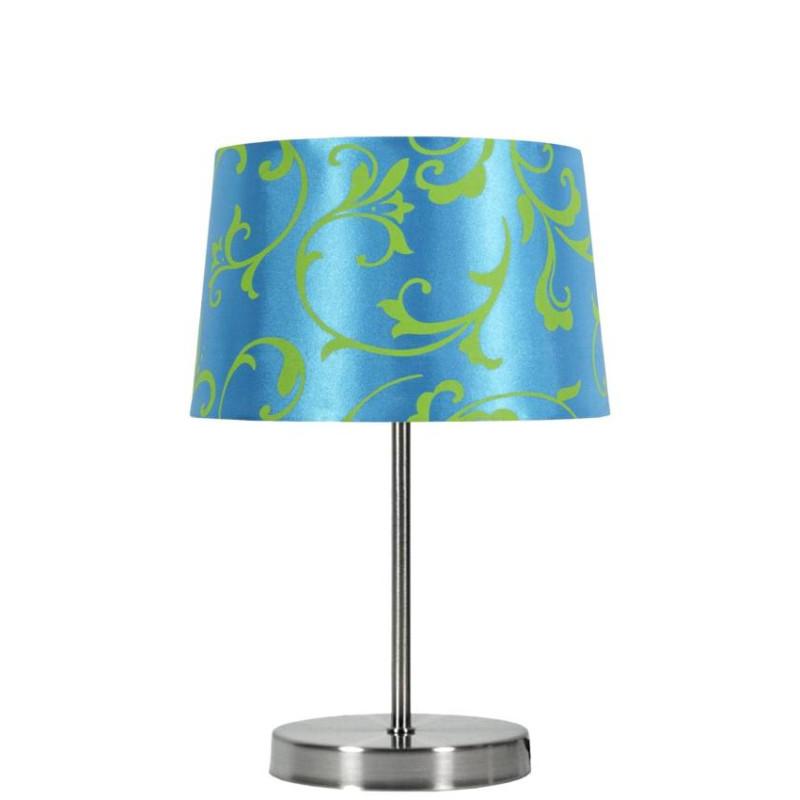 Lampka stołowa niebieska/chrom Arosa 41-55873