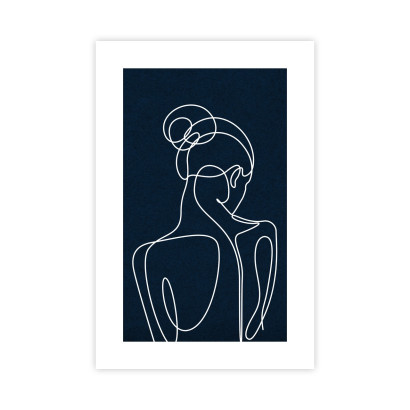 Plakat Kobieca sylwetka : Rozmiar - 60x90 cm