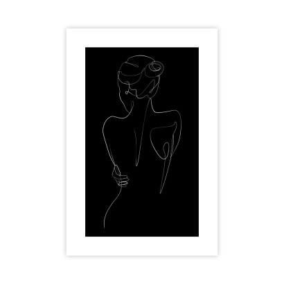 Plakat Kobieca figura : Rozmiar - 60x90 cm