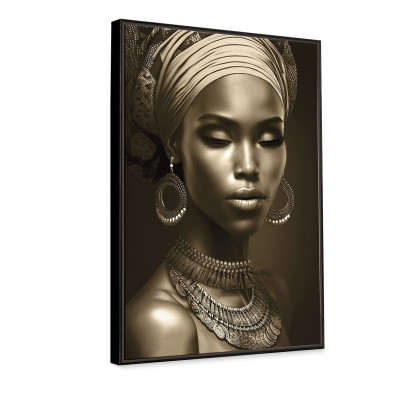 Obraz Afrykańska kobieta 69x99 cm : Rozmiar - 69x99 cm